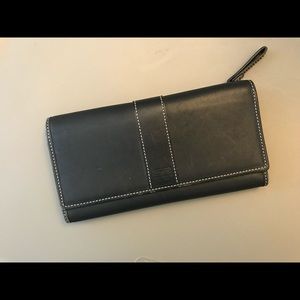 Used Coach black wallet